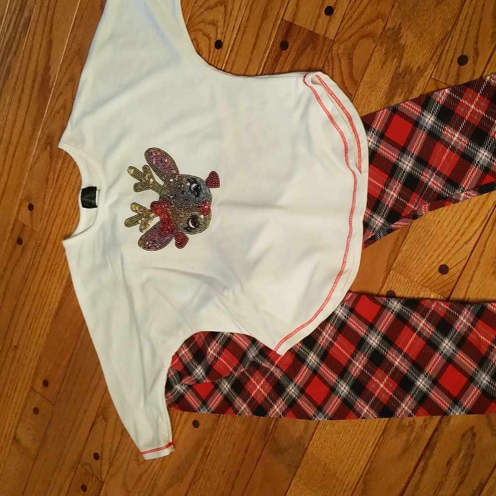 Christmas Capri Set